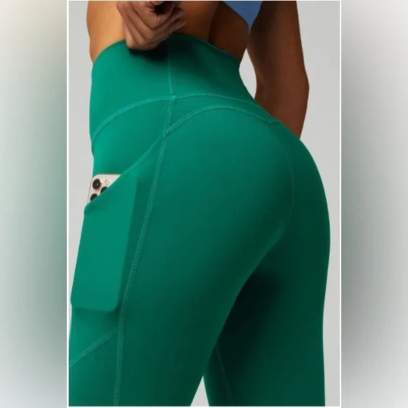 NWT- Fabletics PureLuxe HW Pocket Full length Leggings -FAIRWAY (27” inseam) - Picture 10 of 12